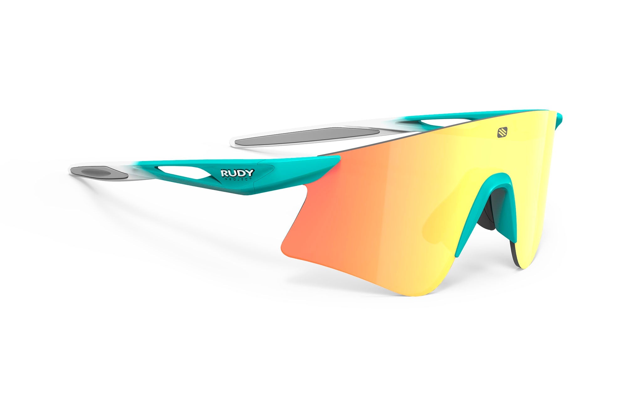 RUDY Project Astral, Emerald Faded White Matte/ Multilaser Orange, Radbrille, Sportbrille