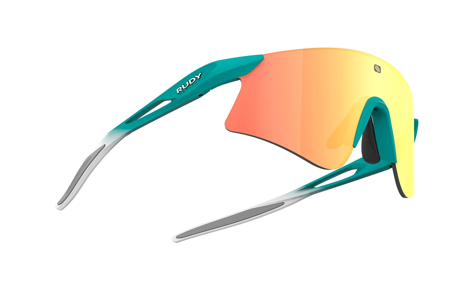 RUDY Project Astral, Emerald Faded White Matte/ Multilaser Orange, Radbrille, Sportbrille