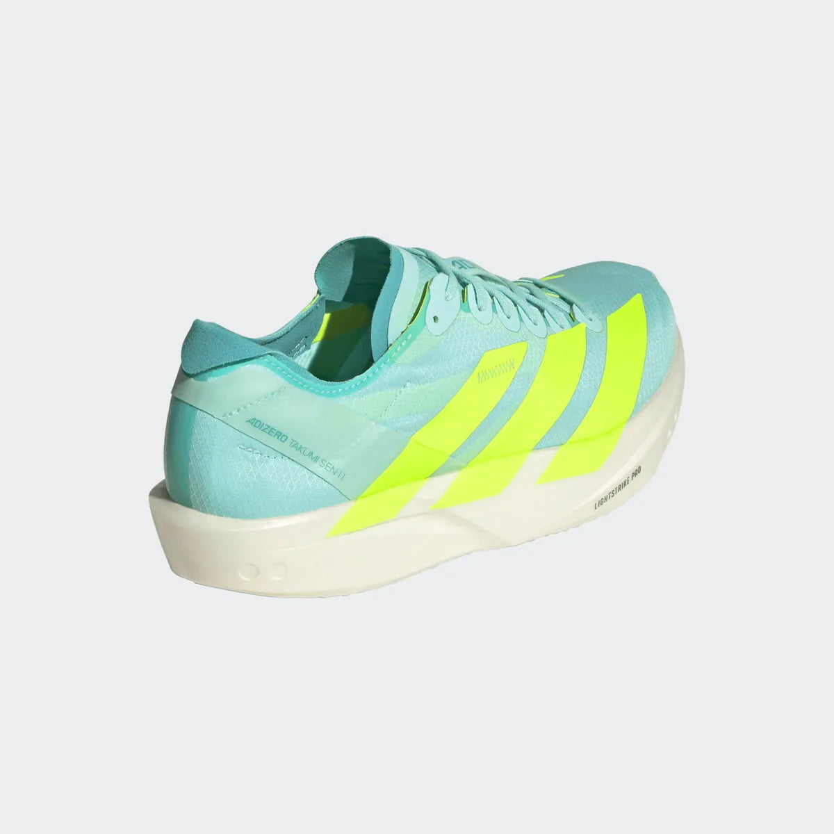 Adidas ADIZERO TAKUMI SEN 11, Laufschuh, Damen, Sea Flash Aqua/Lucid Lemon/Flash Aqua