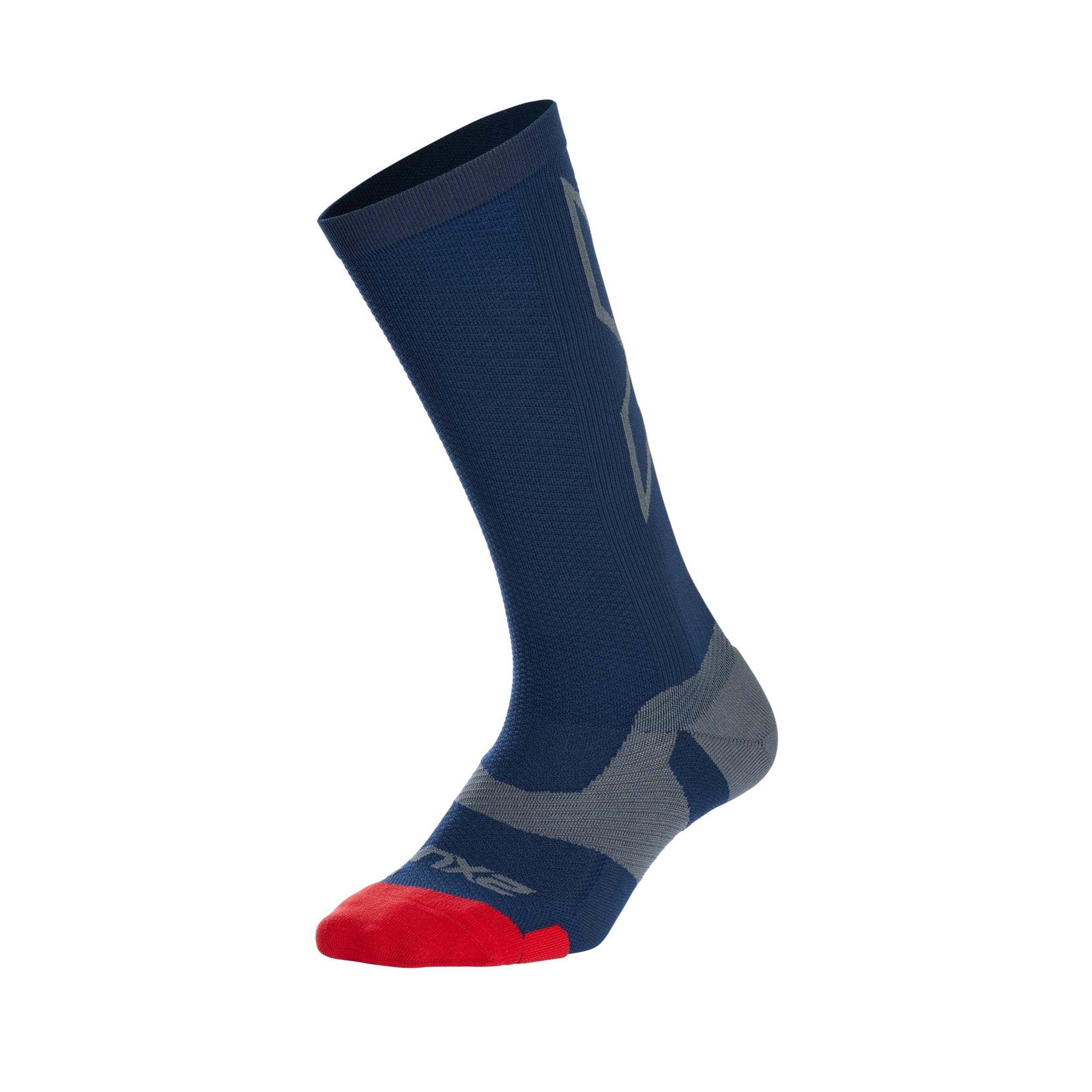 2XU VECTR L.Cush Full Length Socks, Rot/Titan