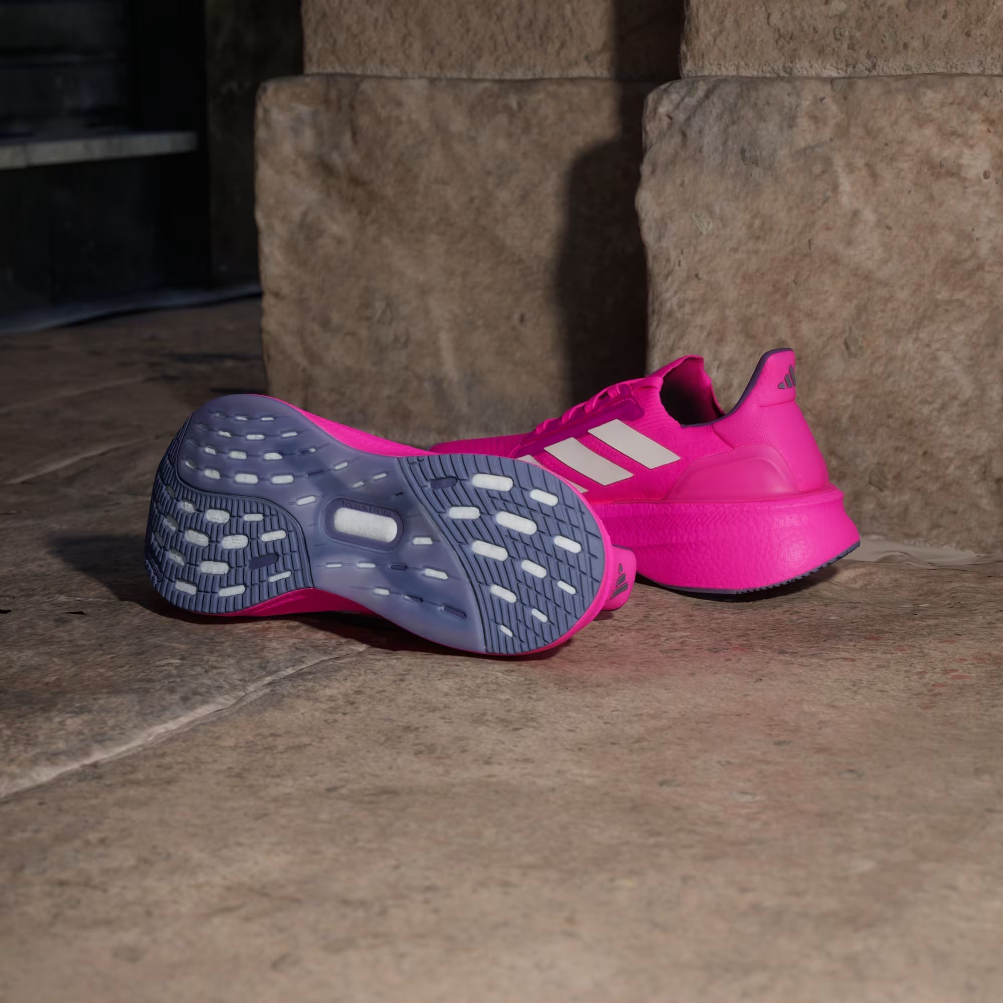 Untersicht linke Schuhsohle