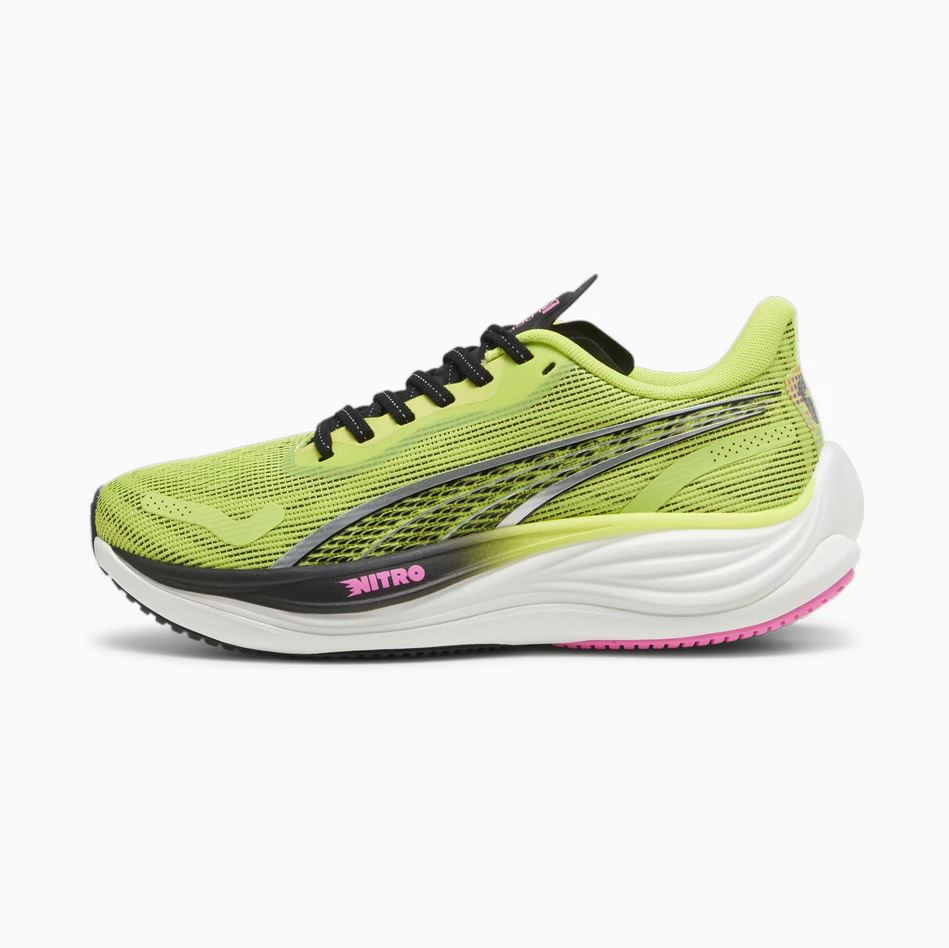 Puma Velocity NITRO™ 3, Damen, Lime Pow-PUMA Black-Poison Pink