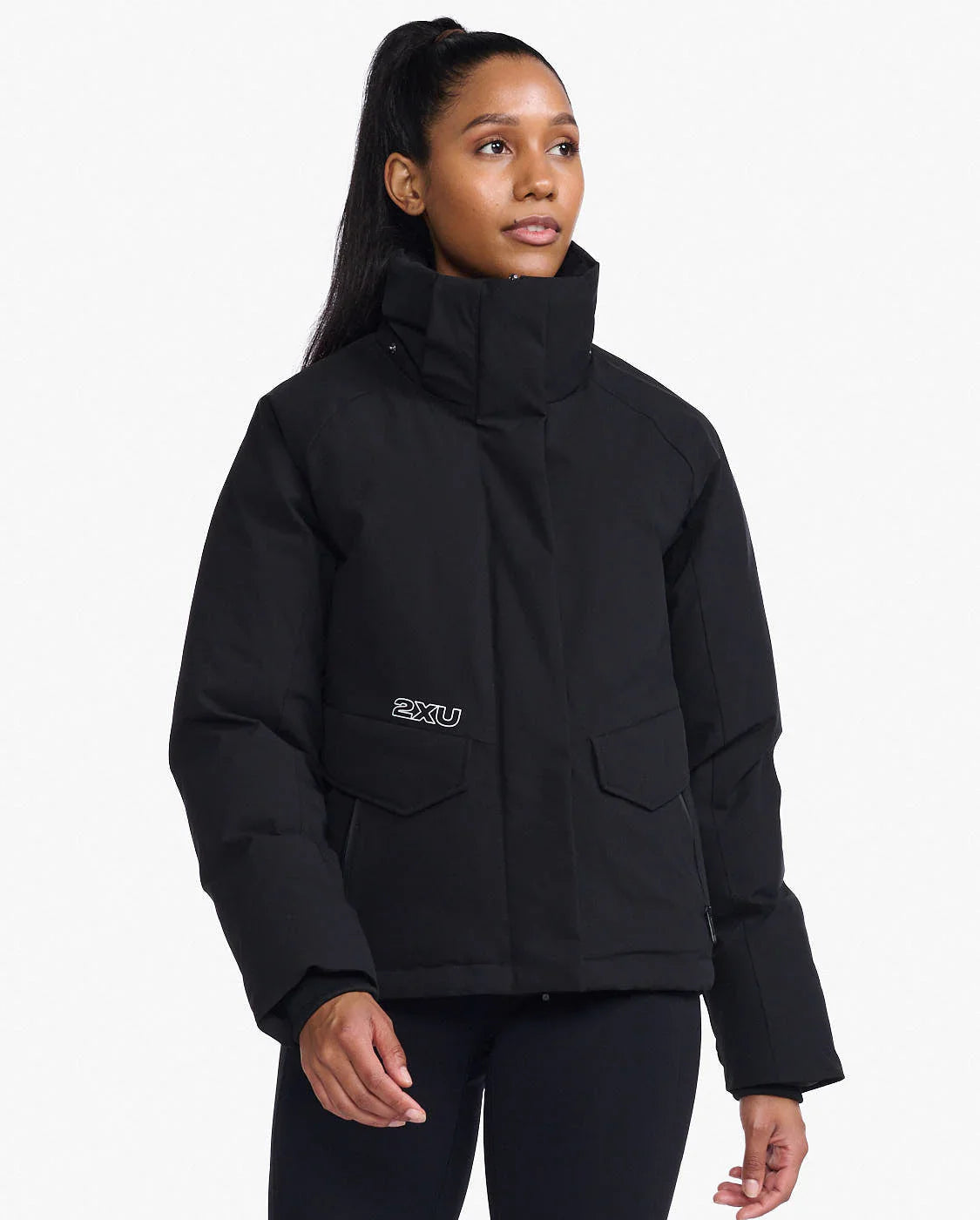 2XU Commute Insulation Jacket, Damen, Black/Black