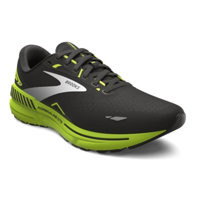 Brooks Adrenaline GTS 23, Herren, Black/Green/White