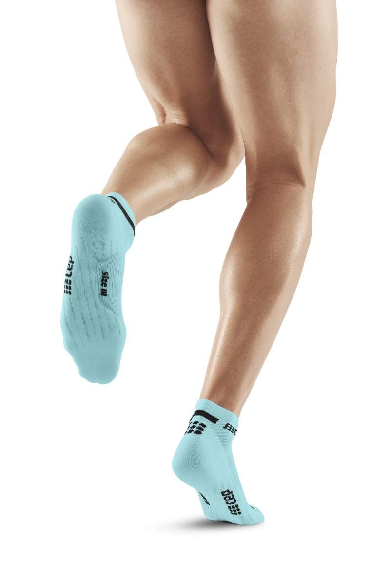 CEP The Run Compression Socks - Low Cut, Herren, hellblau