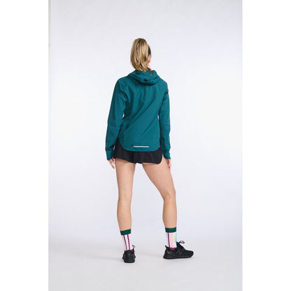 2XU Light Speed WP Jacket, Damen, Deep Jade/Silver Reflective