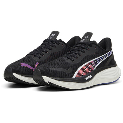 Puma Velocity NITRO™ 3, Laufschuh, Damen, PUMA Black/Sunset Glow/Lapis Lazuli