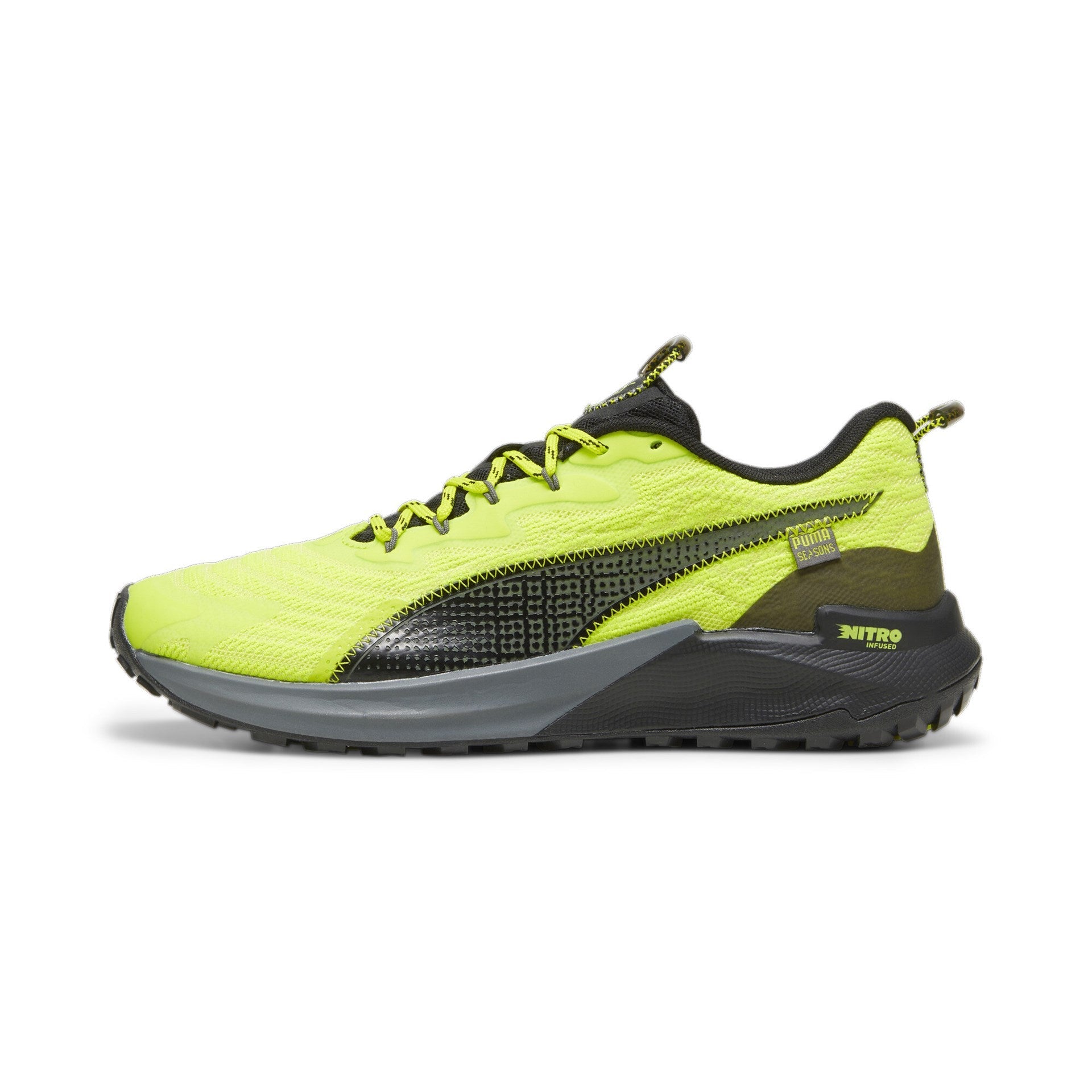 Puma Fast-Trac Nitro 2, Herren, Lime Pow-Electric Lime Cool Dark Gray