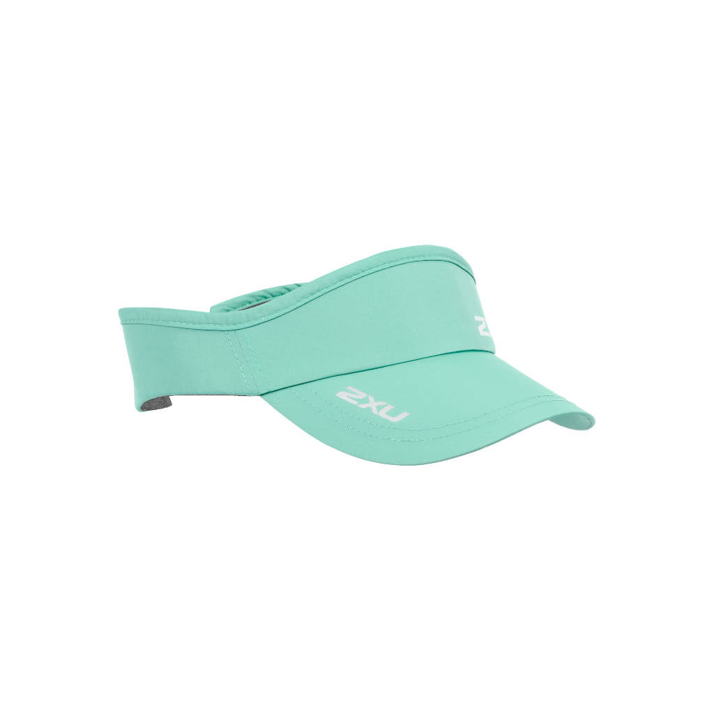 2XU Run Visor, Unisex, blau/weiß